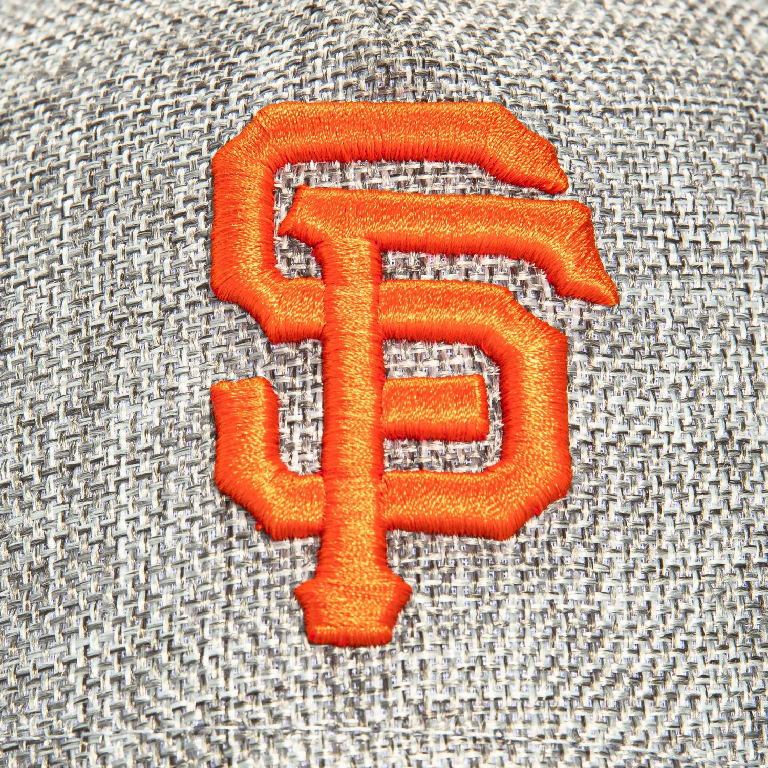 New Era 9Forty M-Crown Cotton Weave San Francisco Giants Snapback Hat - Grey