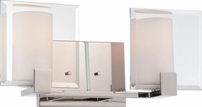 Nuvo Lighting 60-5272 Walker Collection Two Light Vanity Wall Mount in Polished Nickel Finish