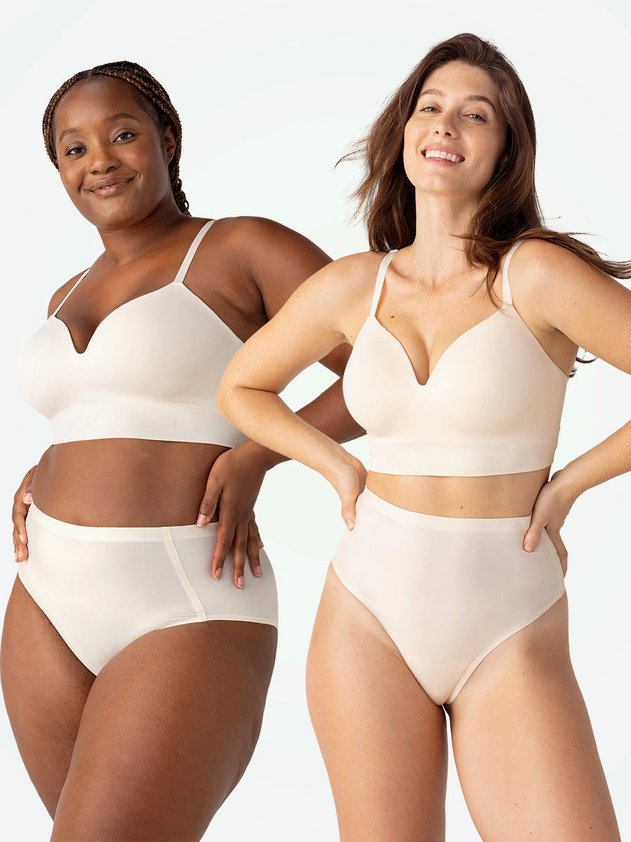 Offer: Truekind® 2-Pack Supportive Comfort Wireless Shaping Bra - 70 percent OFF