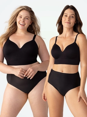 Offer: Truekind® 2-Pack Supportive Comfort Wireless Shaping Bra - 70 percent OFF