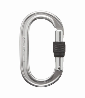 Oval Keylock Screwgate Biner Polished