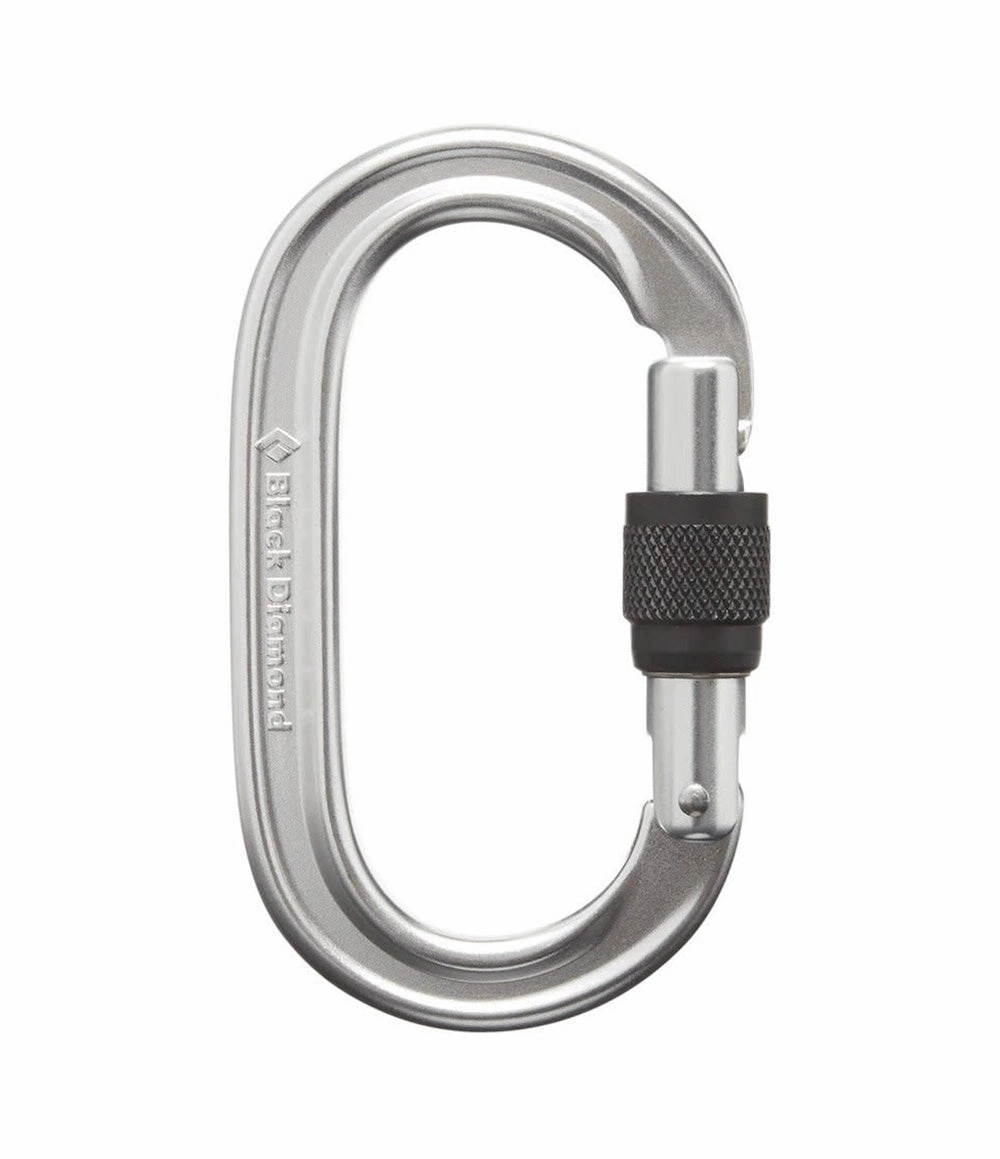 Oval Keylock Screwgate Biner Polished