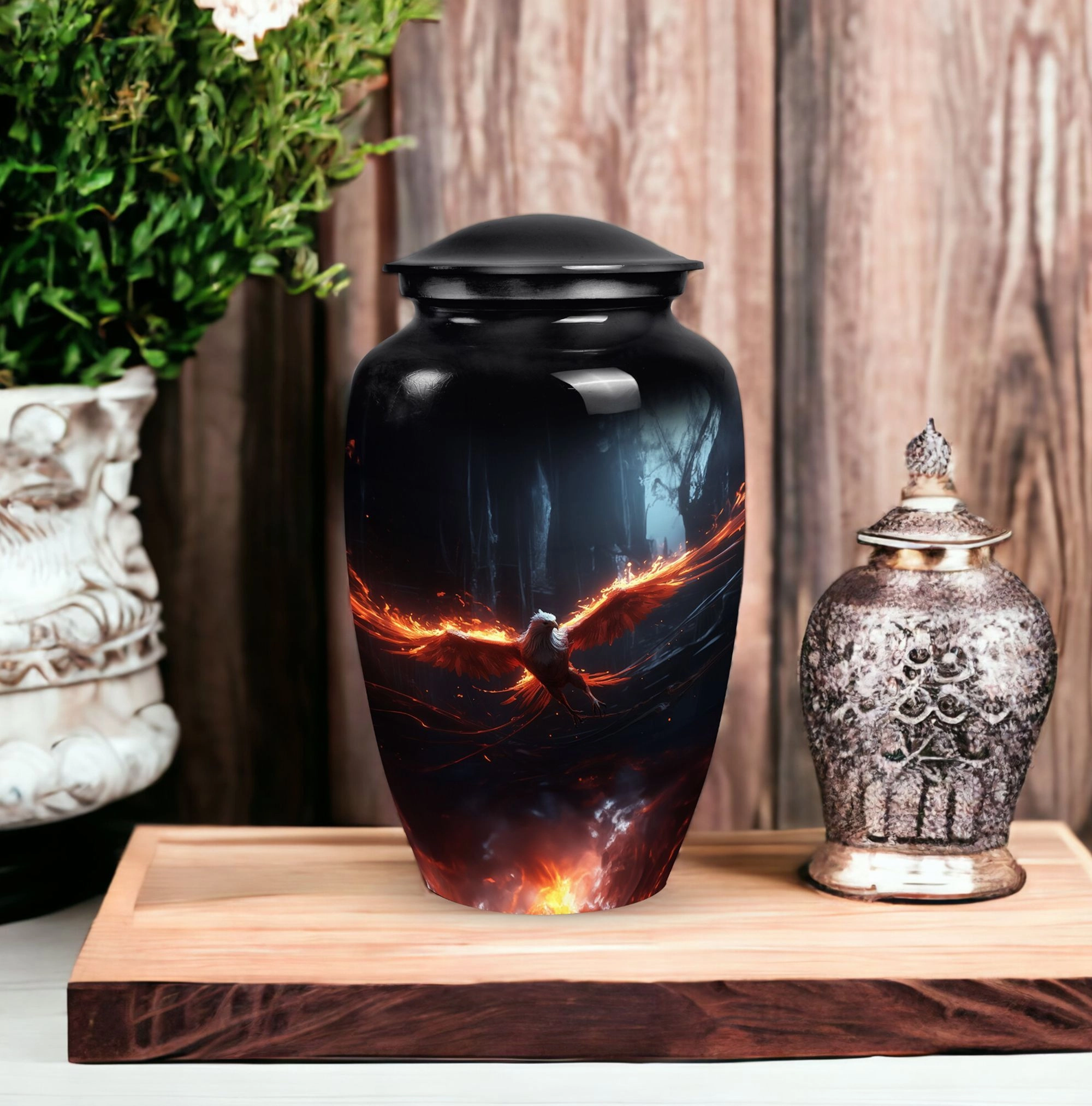 Phoenix Cremation Urn: Cherished Memorial Gift For Loved One