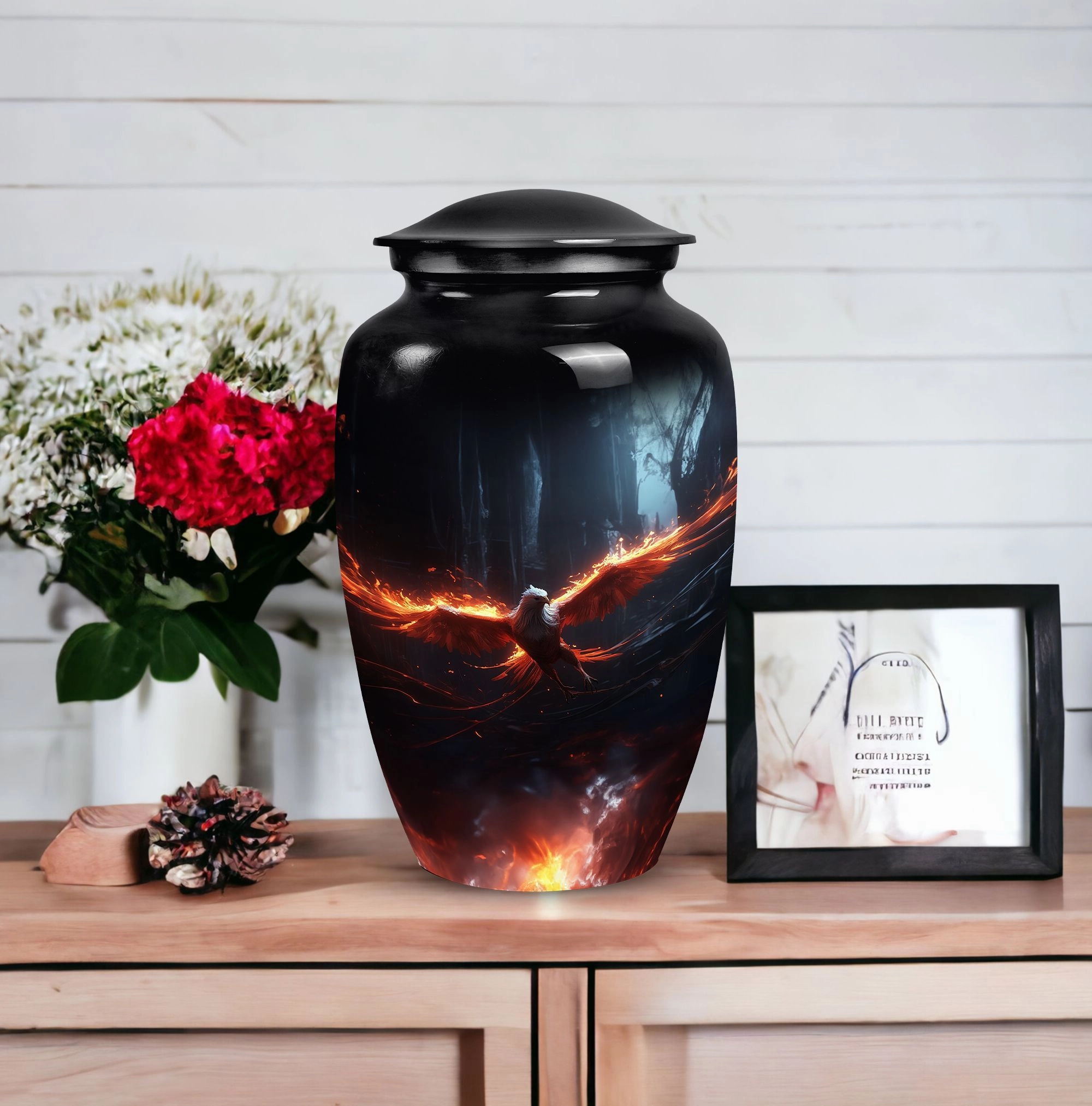 Phoenix Cremation Urn: Cherished Memorial Gift For Loved One