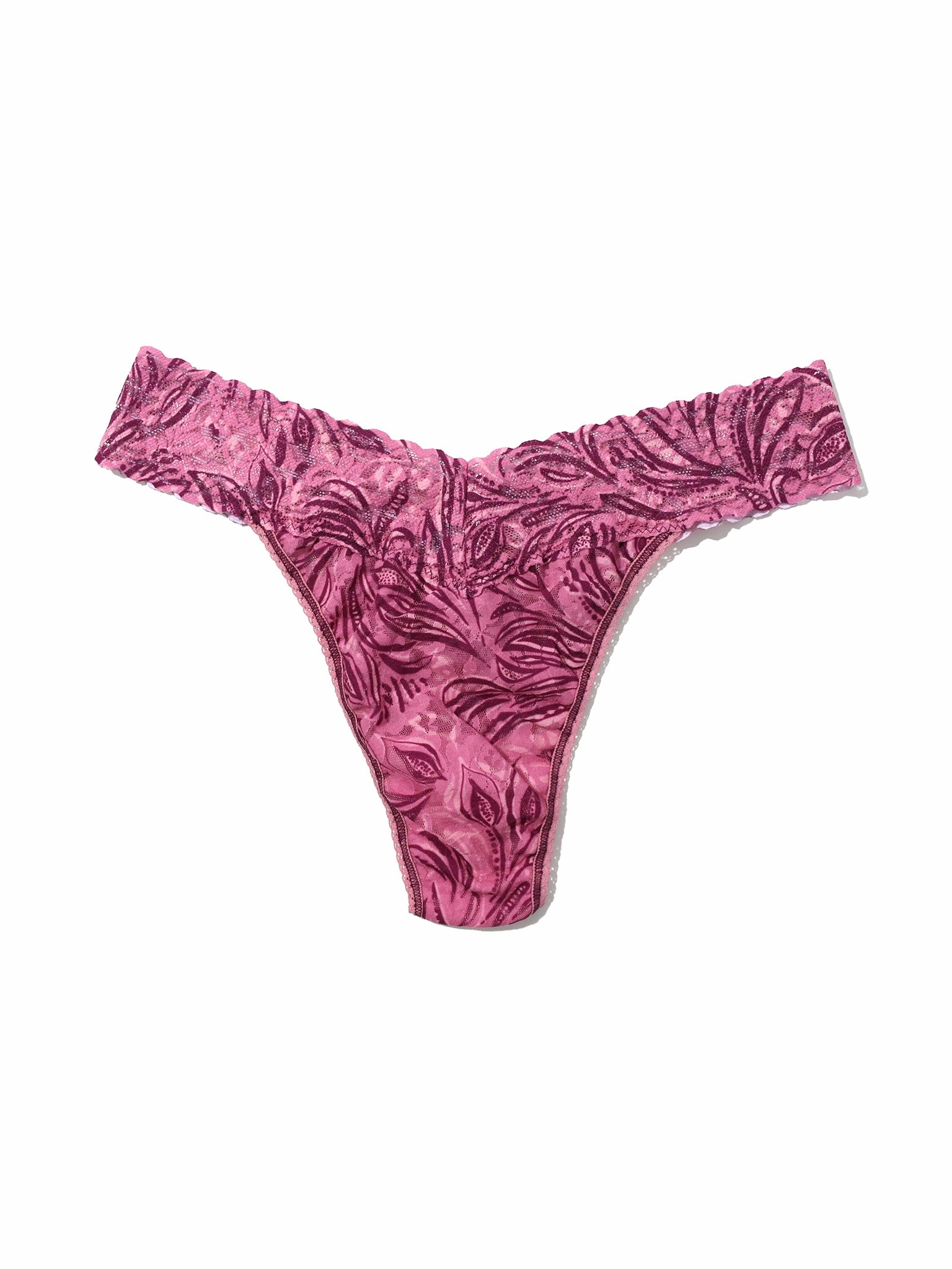 Printed Signature Lace® Original Rise Thong In The Jungle