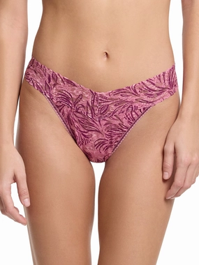 Printed Signature Lace® Original Rise Thong In The Jungle