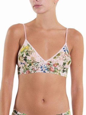 Printed Signature Lace® Padded Triangle Bralette Overjoyed Sale