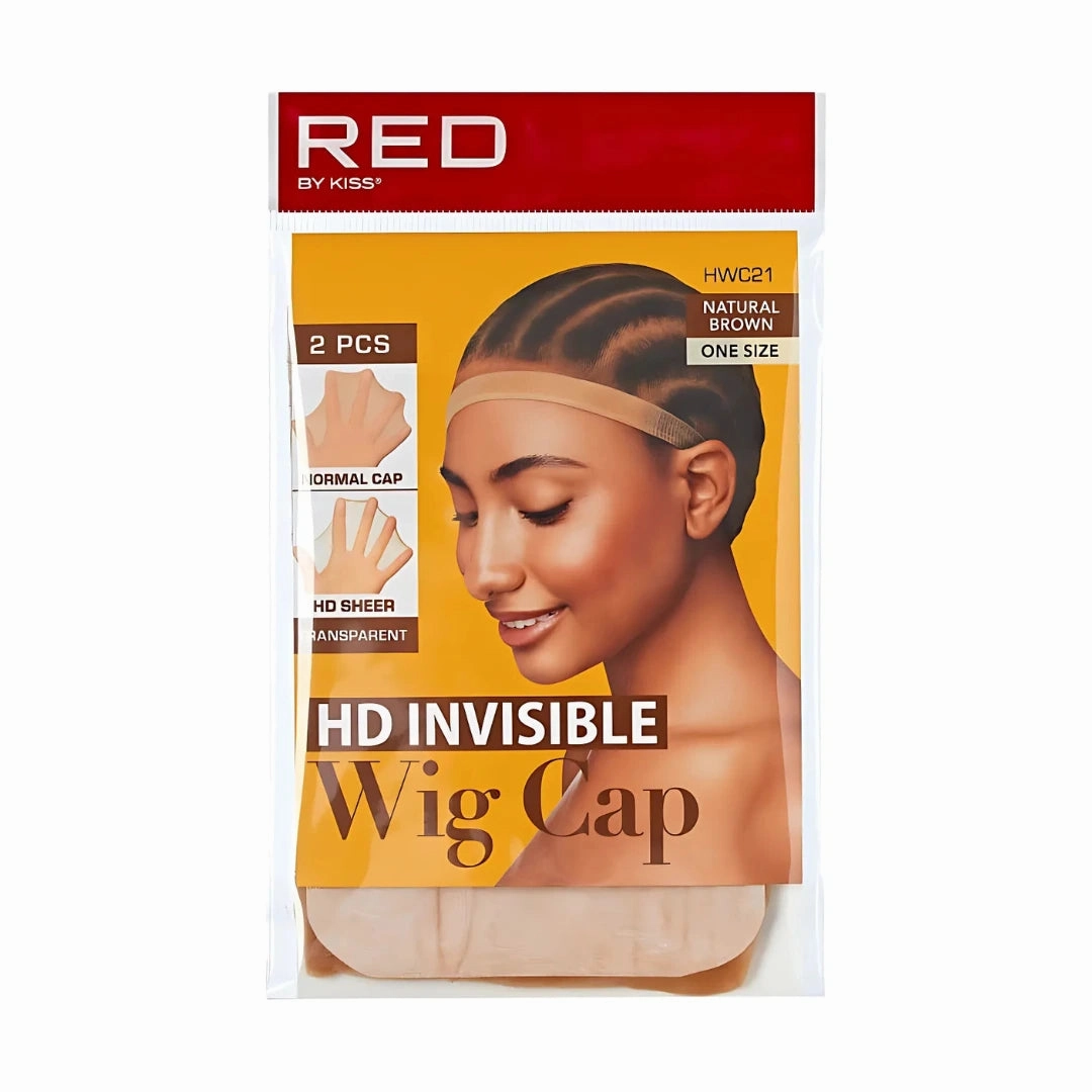 Red by Kiss HD Invisible Wig Cap - 2 pcs - Choose Color
