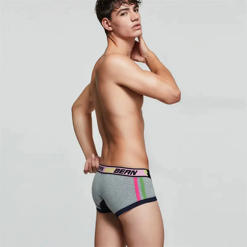 Seobean Men's Breathable Boxer Briefs - U-Pouch Design for Ultimate Comfort 00206