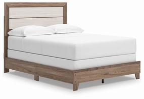 Sharnari Warm Gray Full Panel Bed