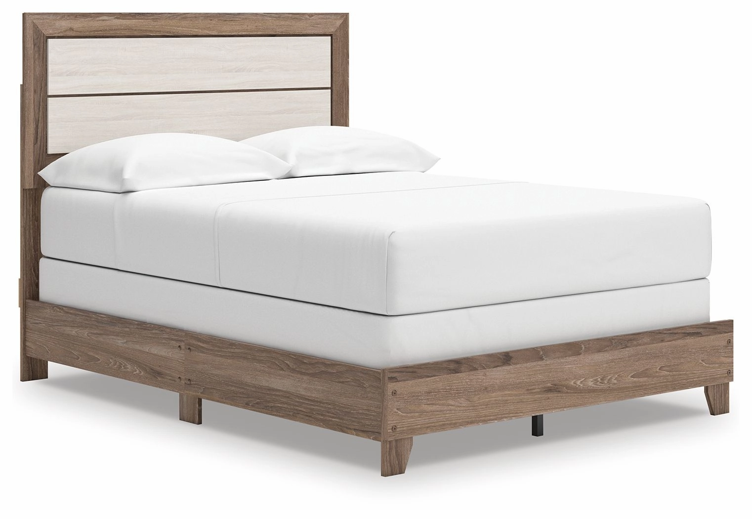 Sharnari Warm Gray Full Panel Bed