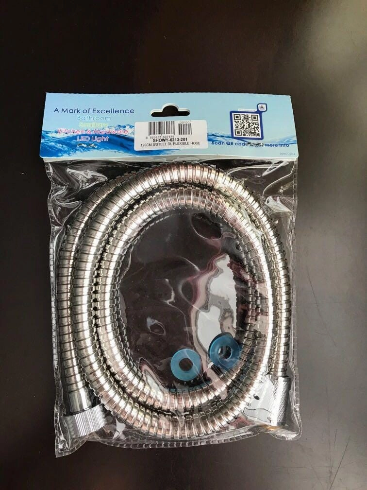 Showy Stainless Steel Double Lock Flexible Hose (90CM-210CM)