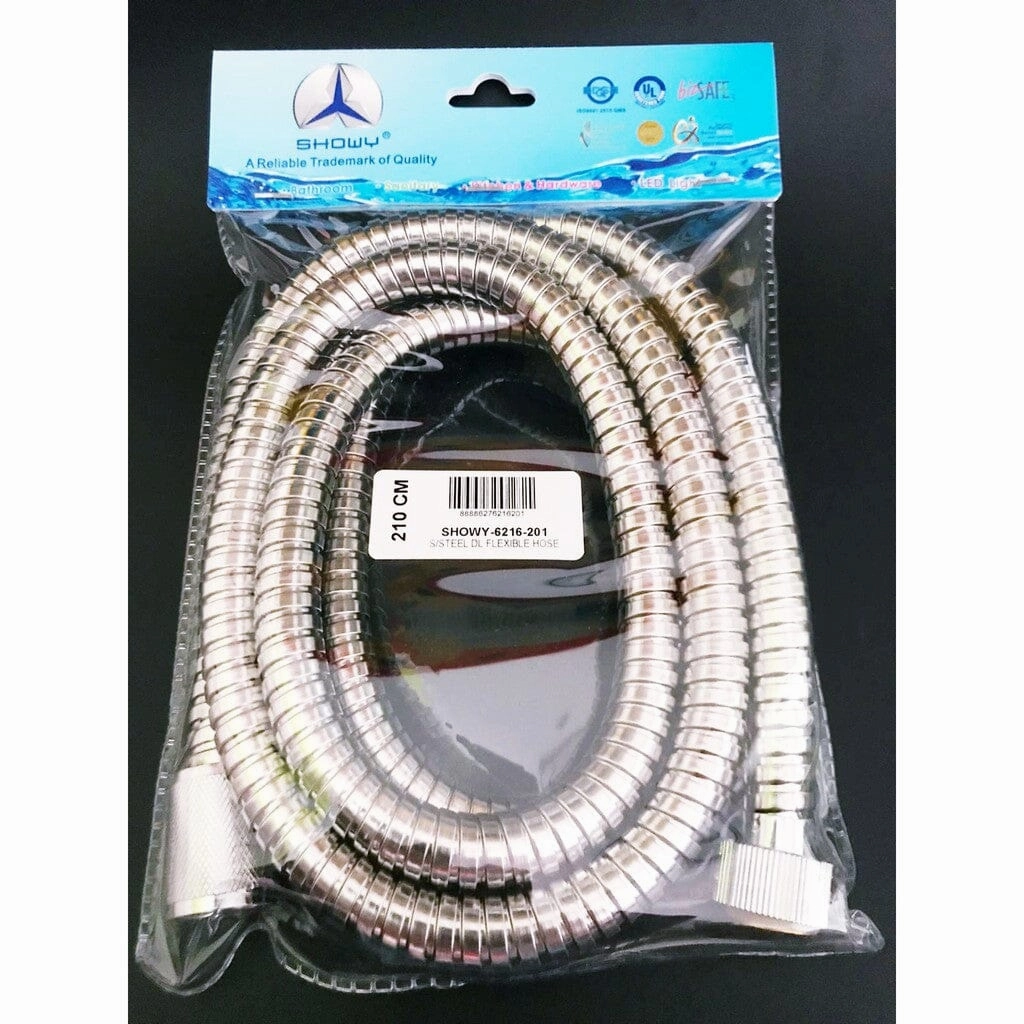 Showy Stainless Steel Double Lock Flexible Hose (90CM-210CM)