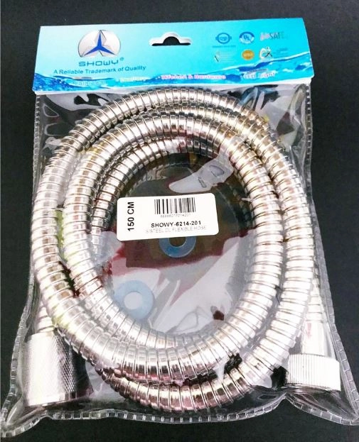 Showy Stainless Steel Double Lock Flexible Hose (90CM-210CM)