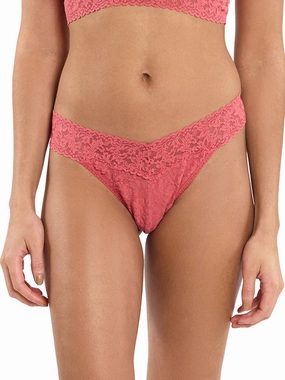Signature Lace® Original Rise Thong Naples Red