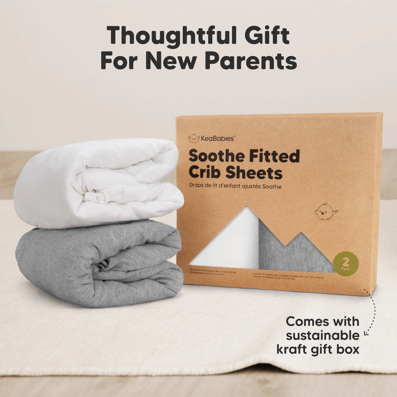 Soothe Fitted Crib Sheet