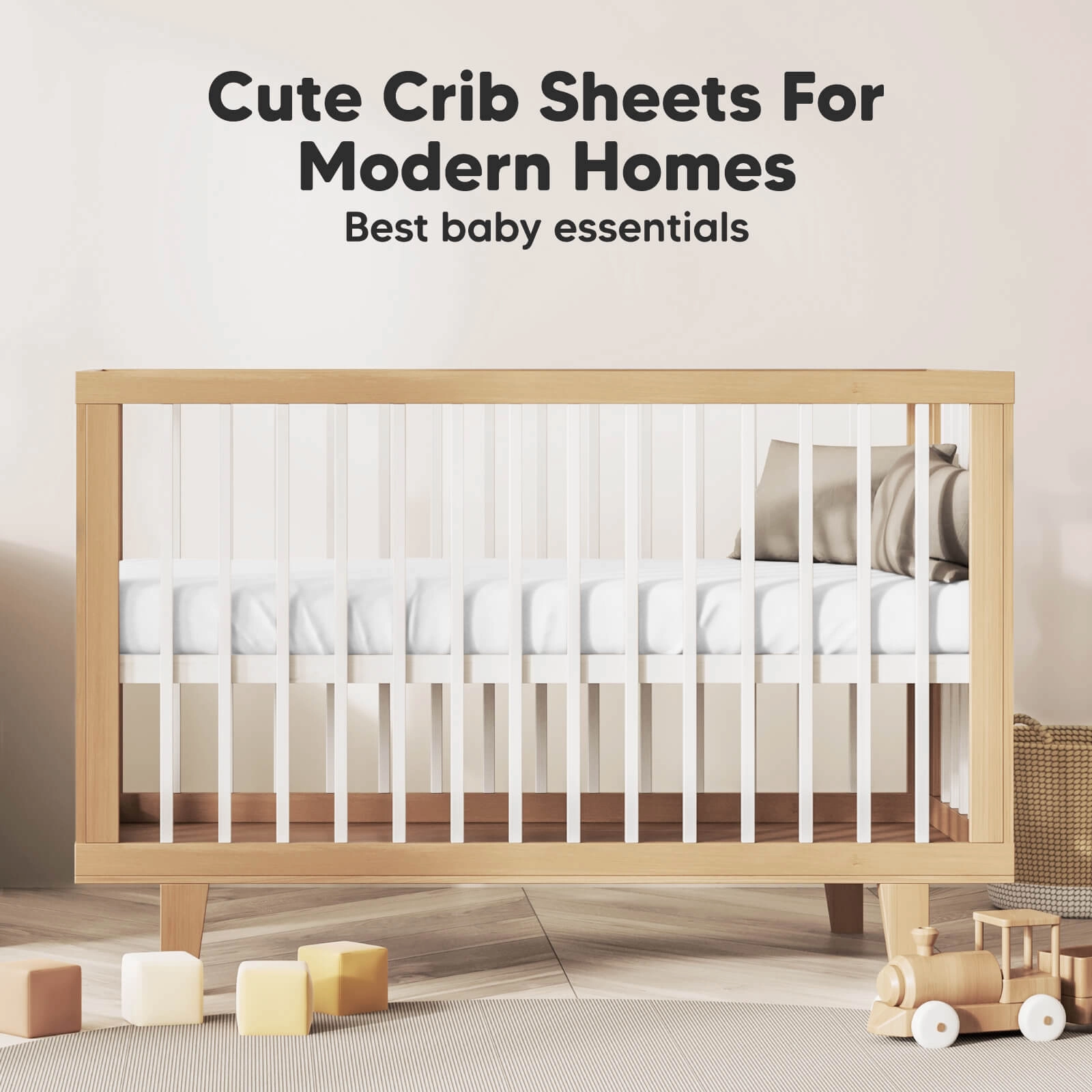 Soothe Fitted Crib Sheet