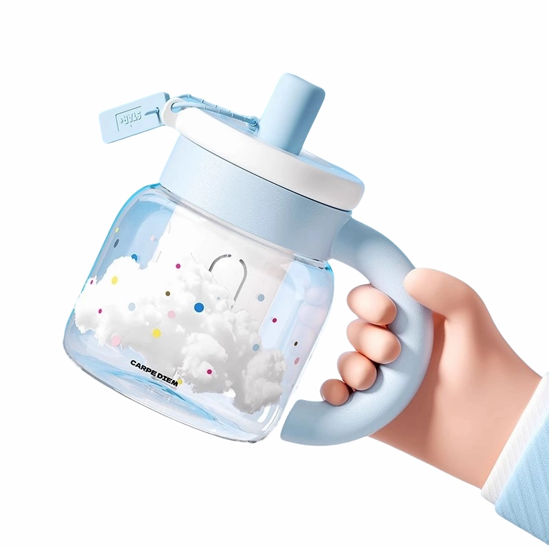 STAR  Stylish 850mL Glass Tea Separation Cup - Durable, Safe, and BPA-Free