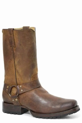 Stetson Heritage (Brown) - Men's Biker Boot