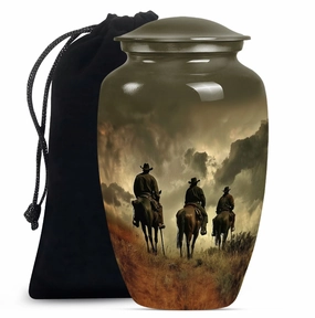 Stylish Cowboy Urn  for Adult Ashes