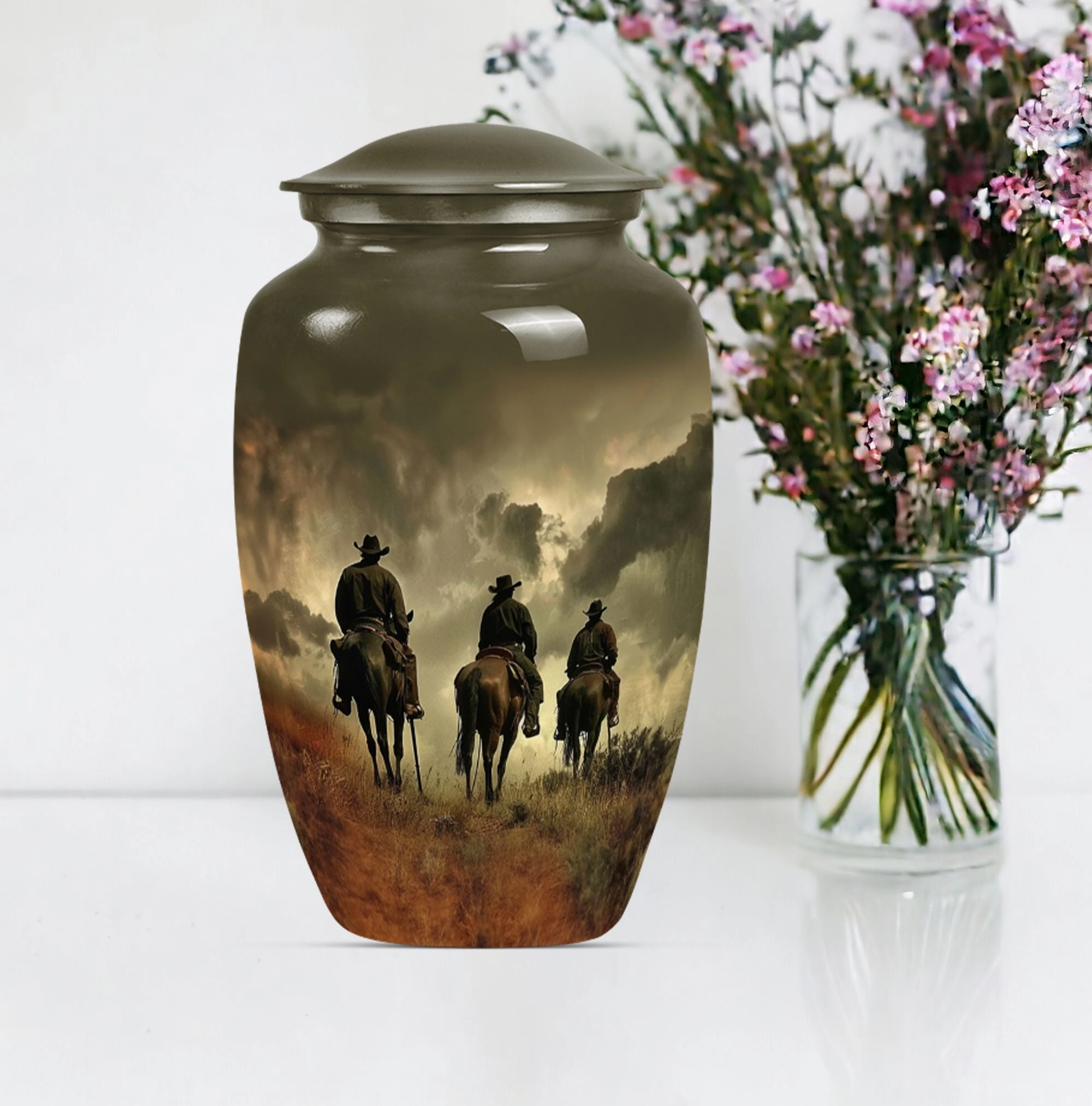 Stylish Cowboy Urn  for Adult Ashes