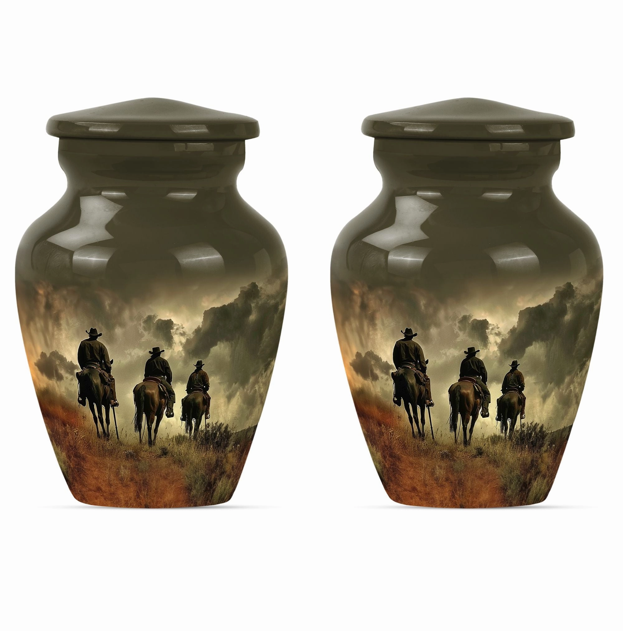 Stylish Cowboy Urn  for Adult Ashes