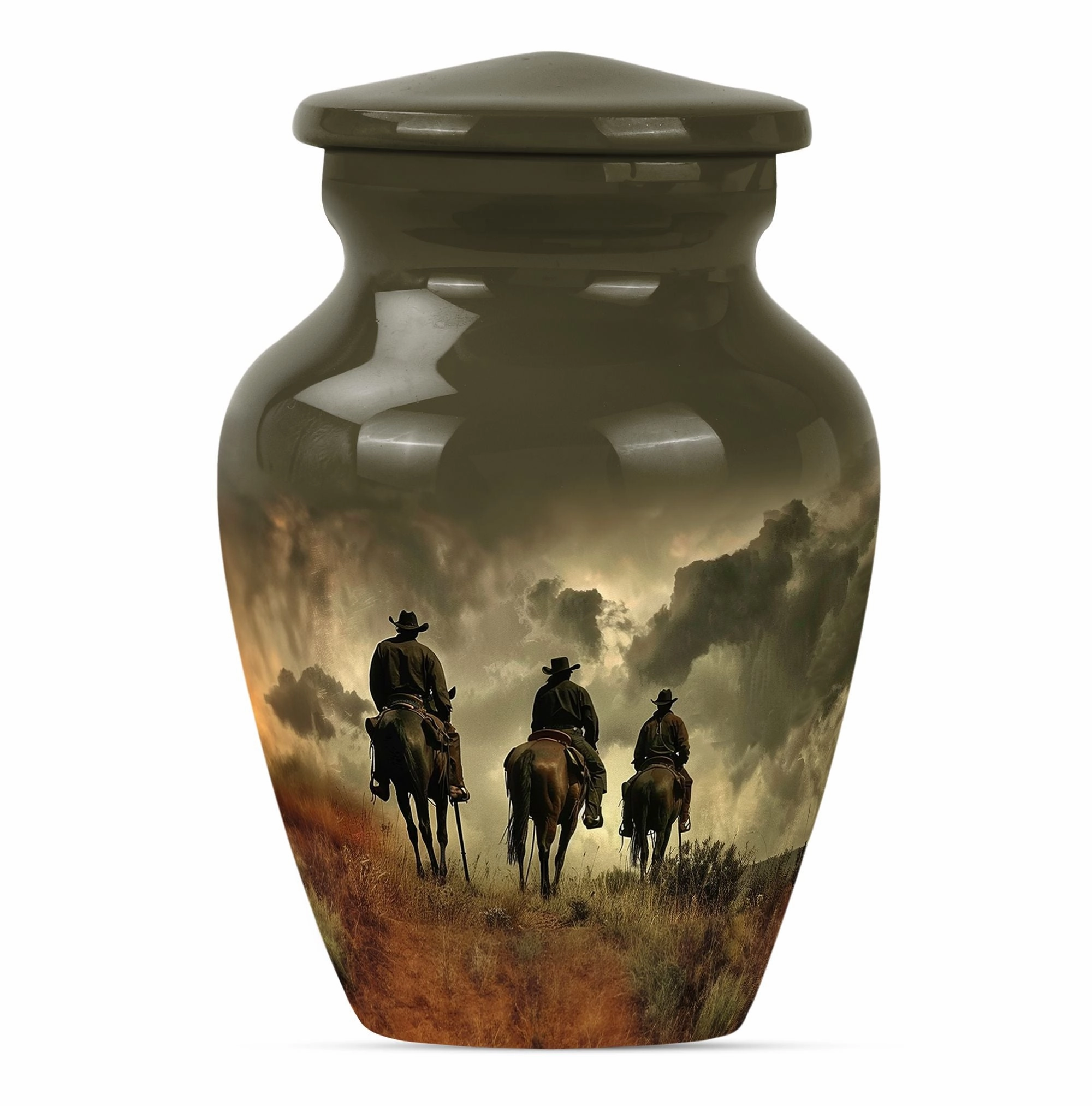 Stylish Cowboy Urn  for Adult Ashes