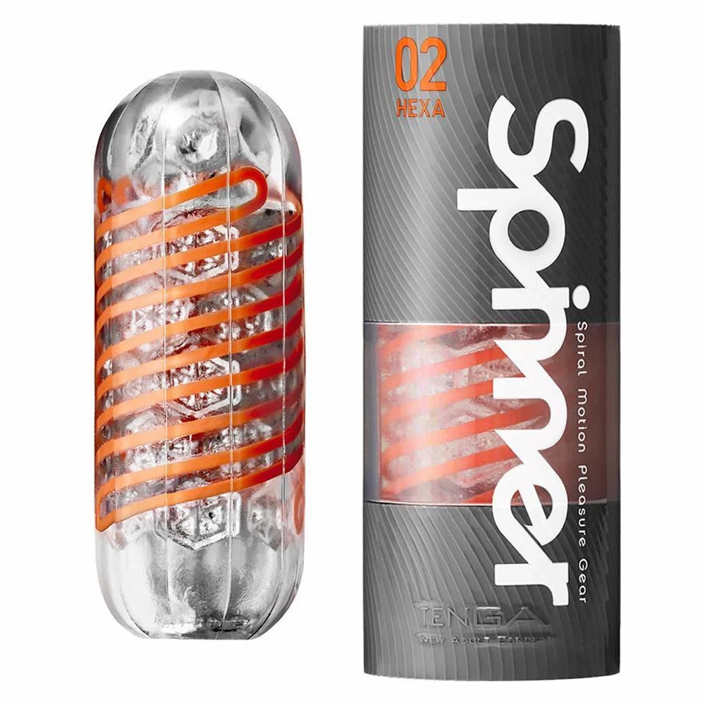 Tenga Spinner Twisting Masturbator - Hexa Texture