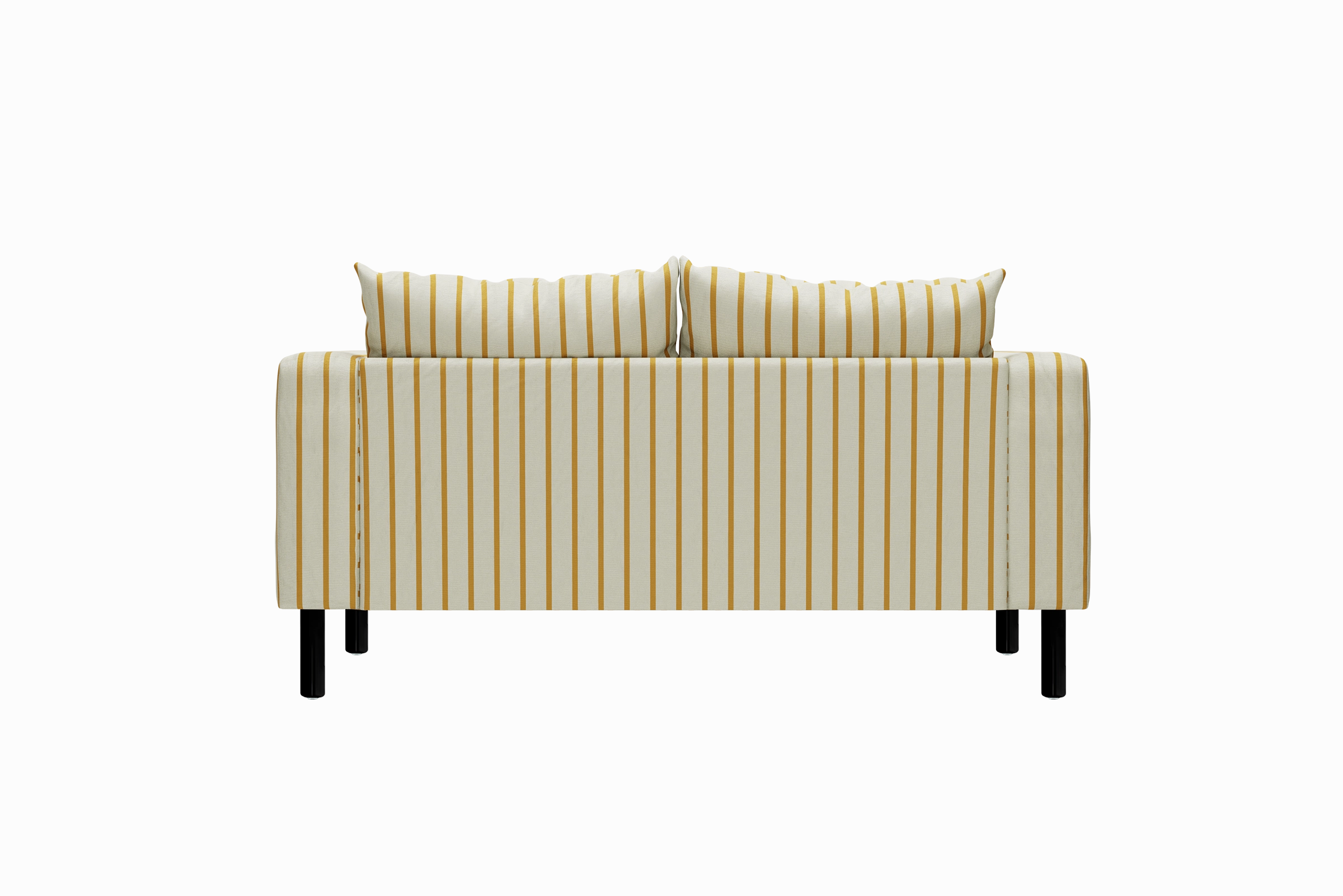 The Essential Loveseat in Striped Hemp Blend