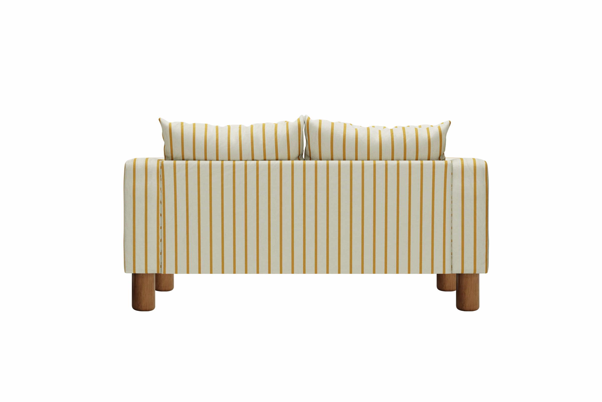 The Essential Loveseat in Striped Hemp Blend