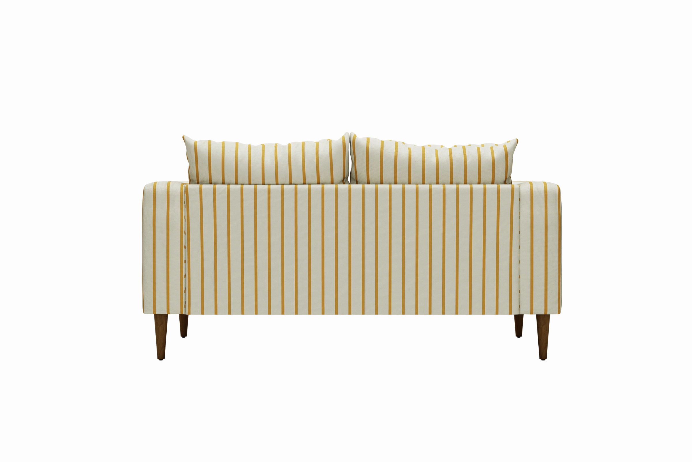 The Essential Loveseat in Striped Hemp Blend