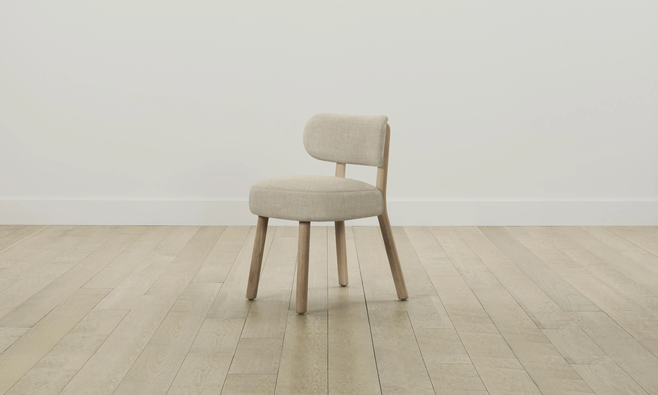 The Jane Dining Chair - Heritage Belgian Linen Alder