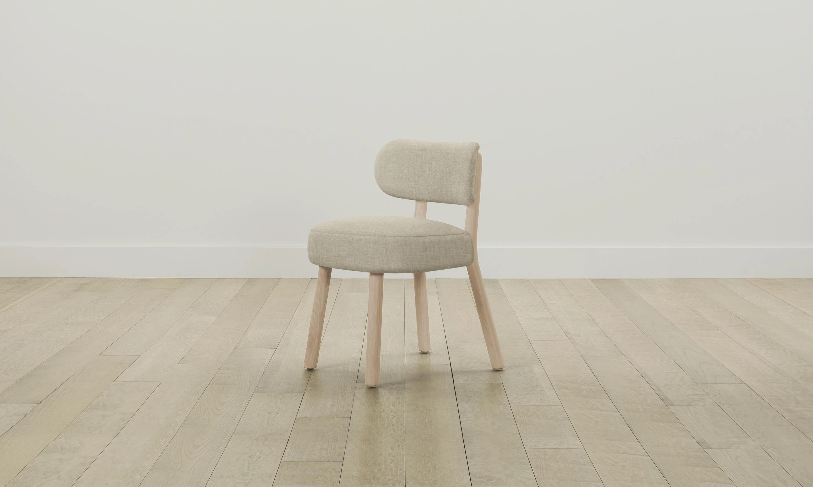 The Jane Dining Chair - Heritage Belgian Linen Alder