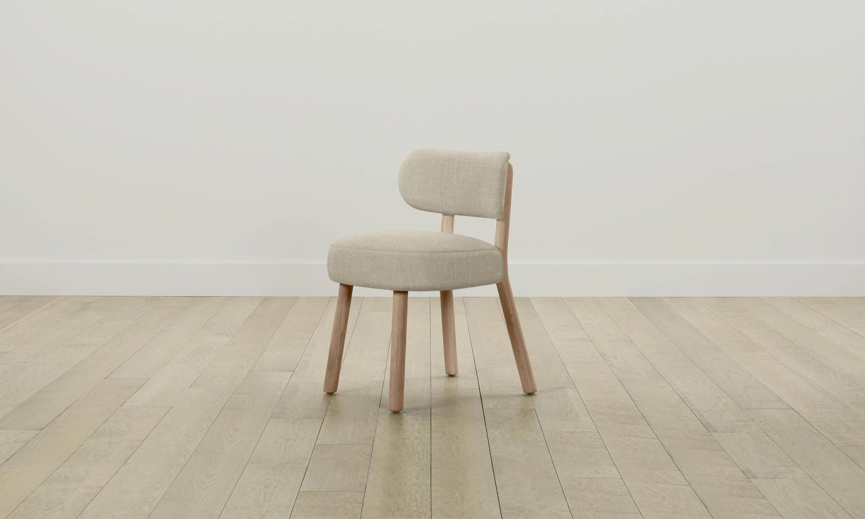 The Jane Dining Chair - Heritage Belgian Linen Alder