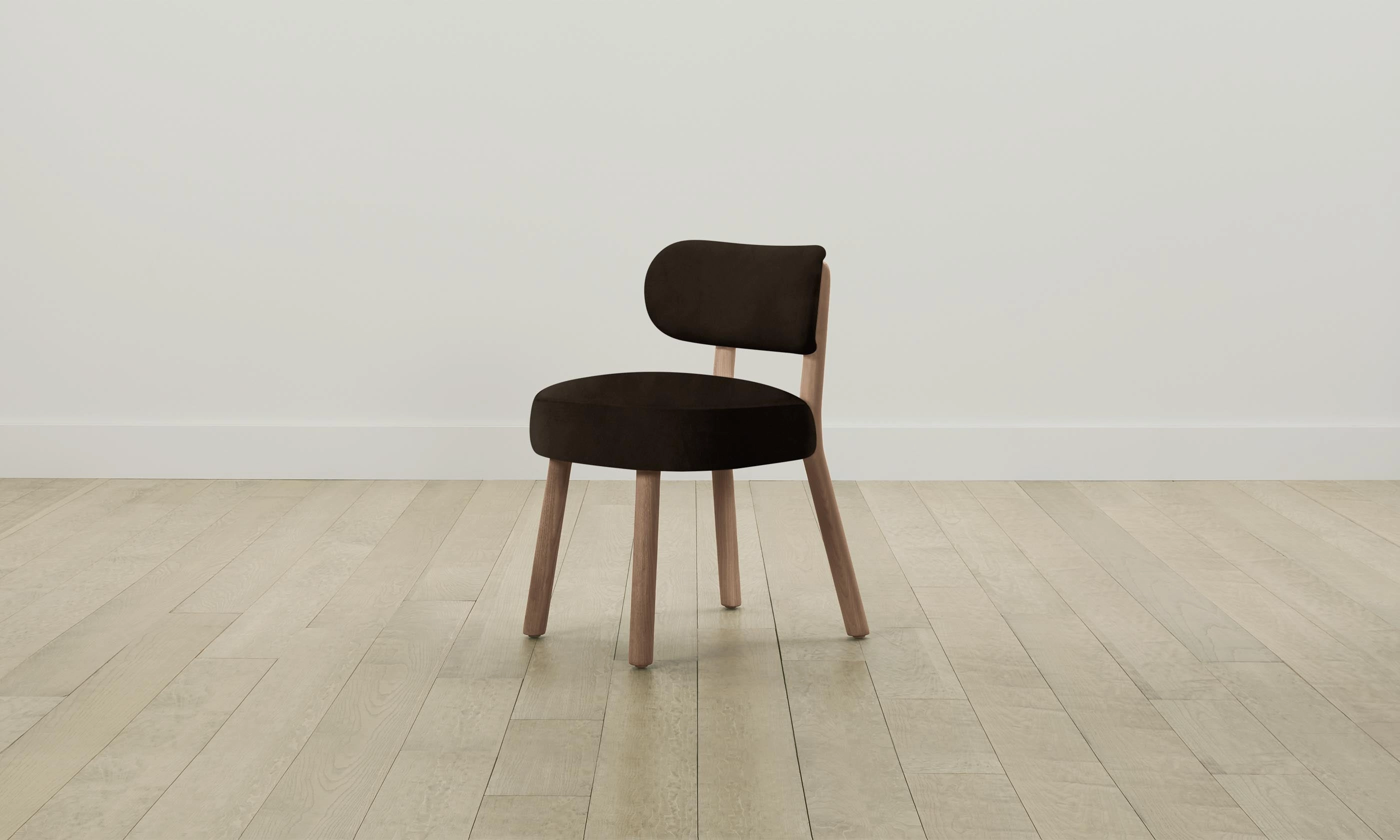 The Jane Dining Chair - Nubuck Leather Espresso