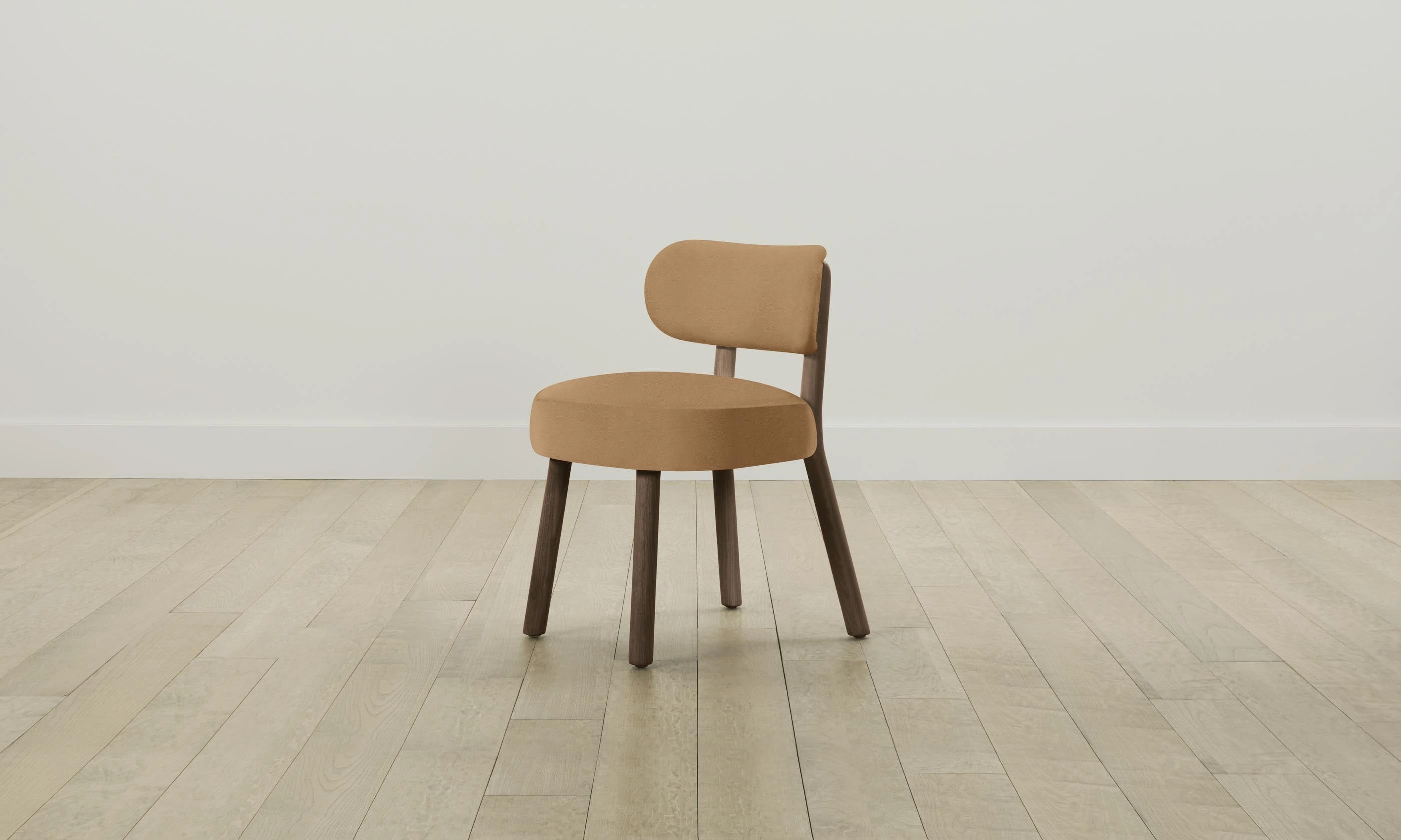 The Jane Dining Chair - Pebbled Leather Latte