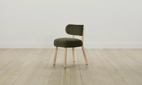The Jane Dining Chair - Performance Velvet Olive