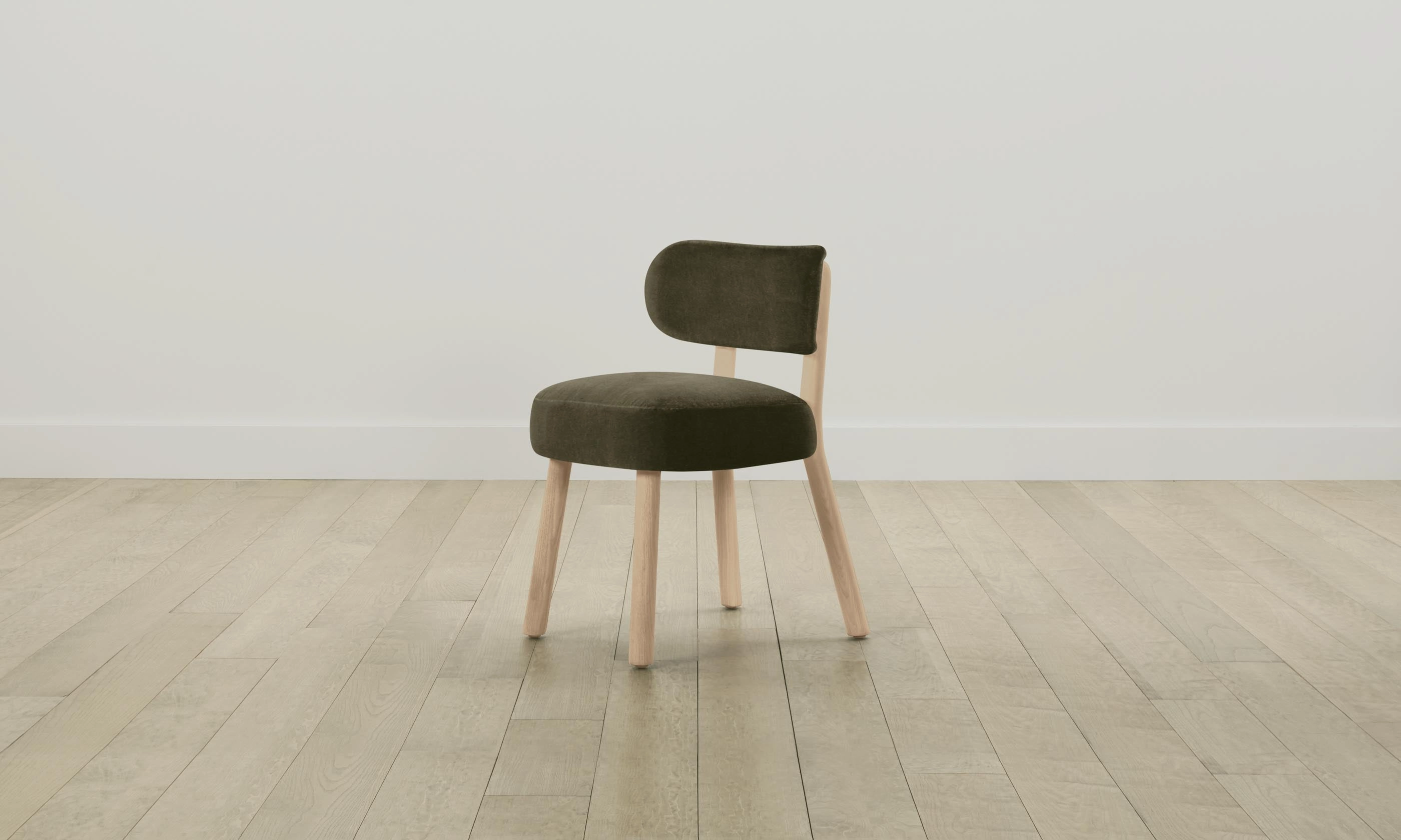 The Jane Dining Chair - Performance Velvet Olive