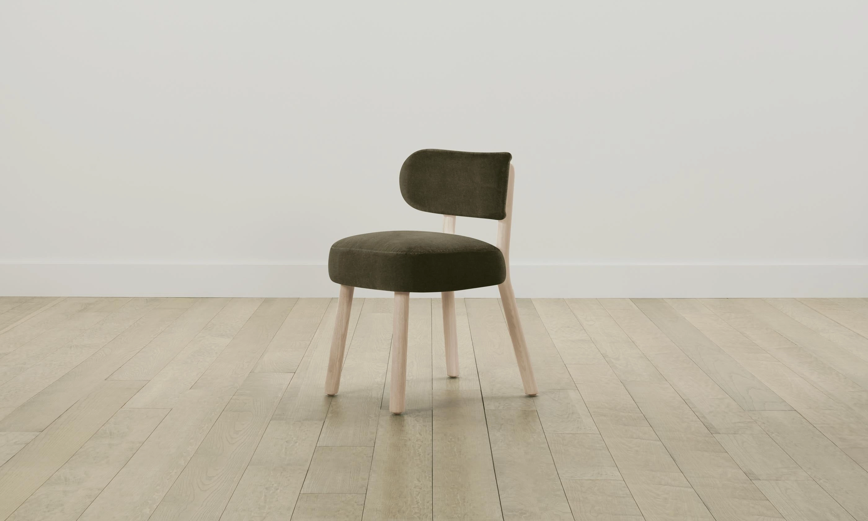 The Jane Dining Chair - Performance Velvet Olive