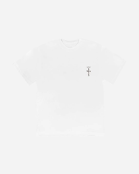 TRAVIS SCOTT CACTUS JACK CHEST LOGO WHITE TEE