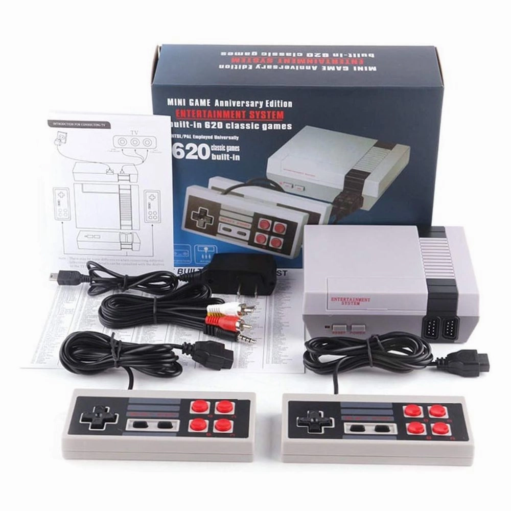 Unbranded Video Electronic 620 Classic Games, White - Lightweight