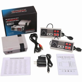 Unbranded Video Electronic 620 Classic Games, White - Lightweight