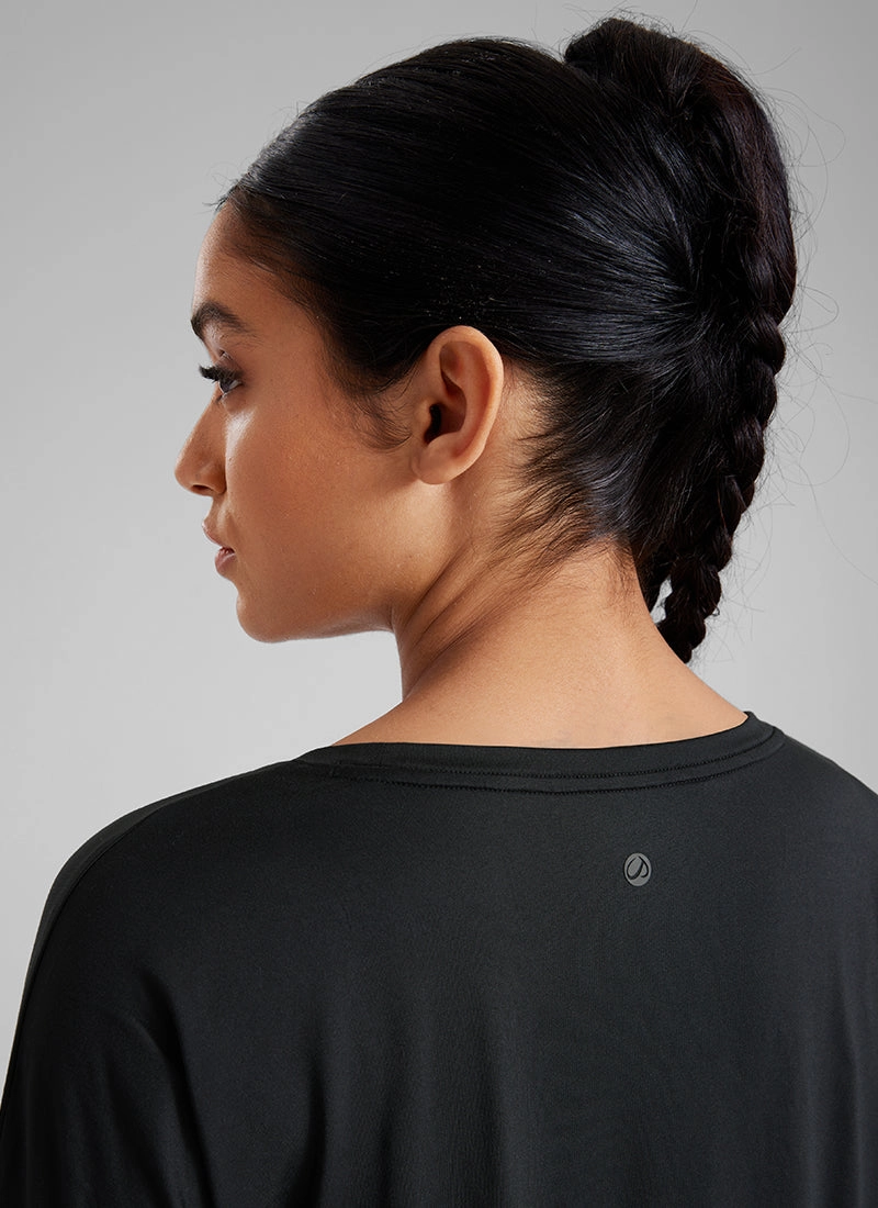 UPF 50  Lightweight Heather Cropped Long Sleeves