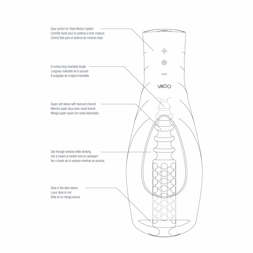 Vedo Torpedo - Rechargeable Vibrating Stroker