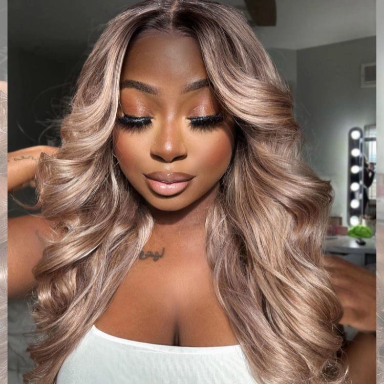 Weekly Special | Ash Blonde Loose Body Wave 5x5 Closure Lace Glueless Wig Breathable Cap