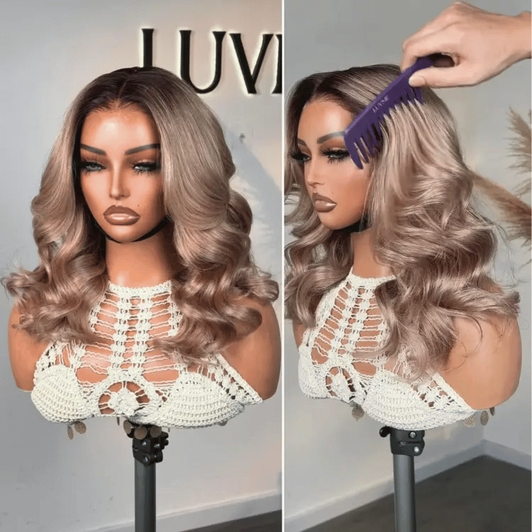 Weekly Special | Ash Blonde Loose Body Wave 5x5 Closure Lace Glueless Wig Breathable Cap