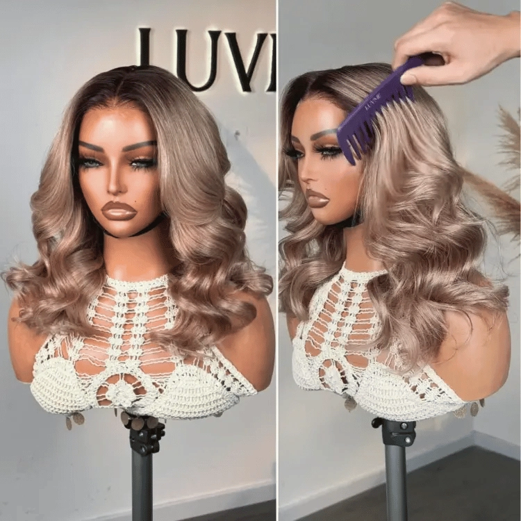 Weekly Special | Ash Blonde Loose Body Wave 5x5 Closure Lace Glueless Wig Breathable Cap