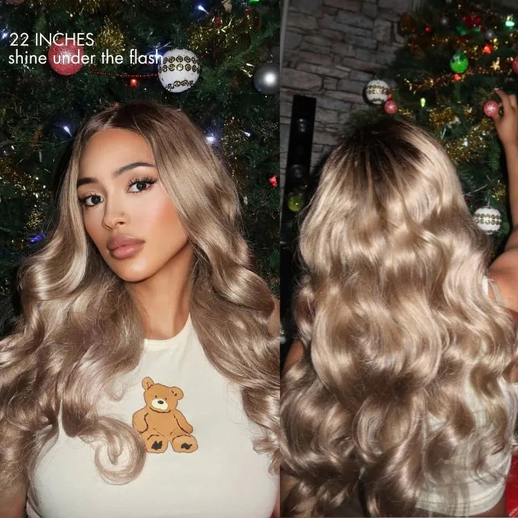 Weekly Special | Ash Blonde Loose Body Wave 5x5 Closure Lace Glueless Wig Breathable Cap