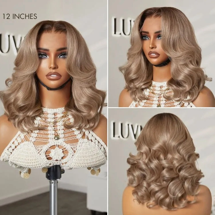 Weekly Special | Ash Blonde Loose Body Wave 5x5 Closure Lace Glueless Wig Breathable Cap