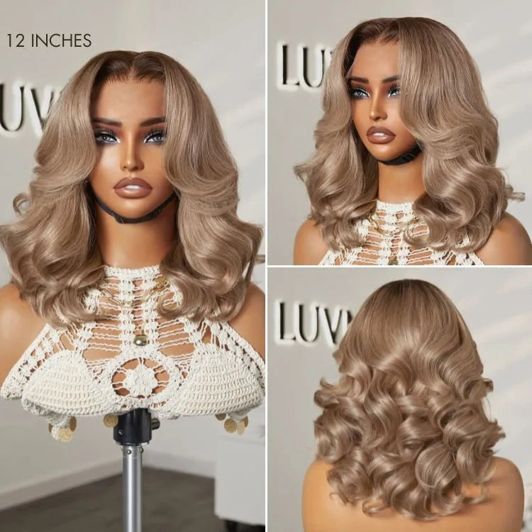 Weekly Special | Ash Blonde Loose Body Wave 5x5 Closure Lace Glueless Wig Breathable Cap